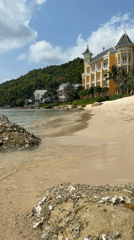 Sunny beach day recorded in Phú Quốc, Vietnam