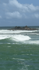 Coastal scenery documented in Goviyapana, Sri Lanka morning hours