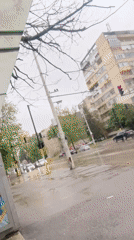 Person in hooded sweatshirt recorded in close-up video in Ruse