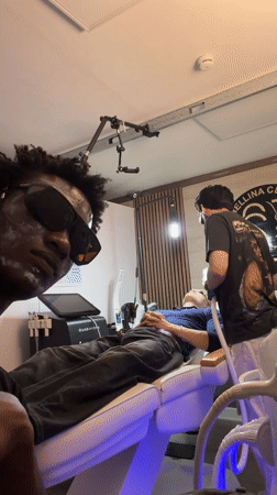Aesthetic treatment underway at Sorellina Clinic in London
