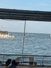 Morning leisure at North Jakarta waterfront draws casual visitors