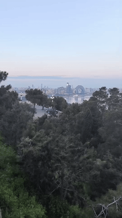 Panoramic Views of Baku City Captured from Elevated Positions