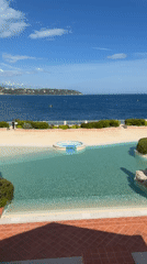 Luxury pool complex captured on video in Monaco