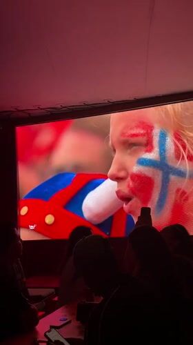 Dubai fan zone buzzes during a live sports watch party