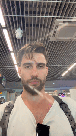 Morning Travel Documentation at Thai Airport Terminal