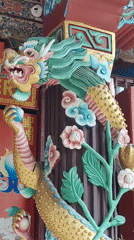 Inside and around a Buddhist monastery in Manali