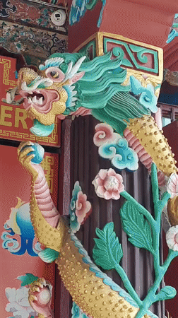 Inside and around a Buddhist monastery in Manali
