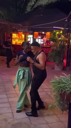 Evening nightlife scenes captured across Accra entertainment district