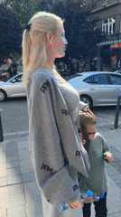Casual street moments captured across Belgrade during sunny Friday afternoon