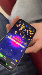Man wins virtual casino jackpot on phone at mall