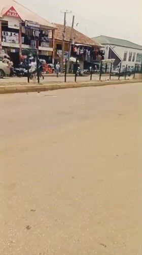 Daily street life and MTN promotion in Bukuru, Nigeria