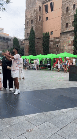 Barcelona summer afternoon: markets, street music, and food