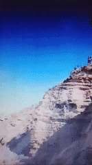 Outdoor recreation recorded: mountain biking, costumed person falls