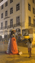 Anime ramen spot and Lisbon streets on a July night