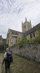 Exploring Thurston's ruined church and its surrounding gardens