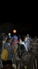 Nighttime Decathlon-sponsored group hike on Sofia's wooded outskirts