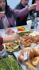 Community outdoor cooking gathering celebrated in Ольховка, Russia