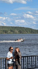Lakeside open-air concert and park life in Chaikovsky