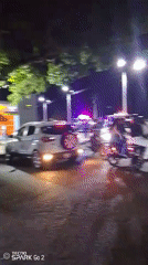 Nighttime street gathering draws crowds, police in Tinaquillo, Venezuela
