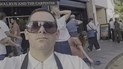 Man records himself at multiple London locations Friday evening