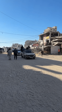 Traditional celebration with dancing, procession observed in Gaza