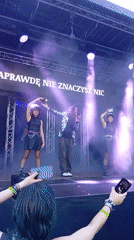 Live outdoor concert in Wrocław with full stage production
