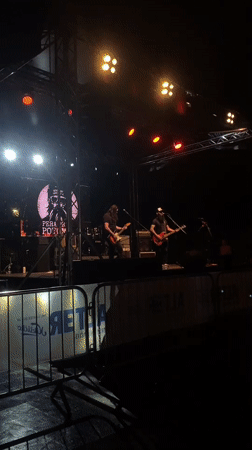Outdoor concert and soccer viewing event draws crowds in Podgorica