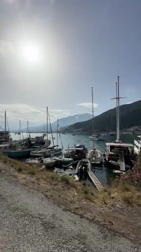 Morning harbor scene captured in Fethiye, Turkey