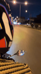 Nighttime motorcycle ride captured in Pattaya City