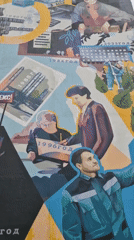 Victory Day preparations and historical murals observed in Tobolsk