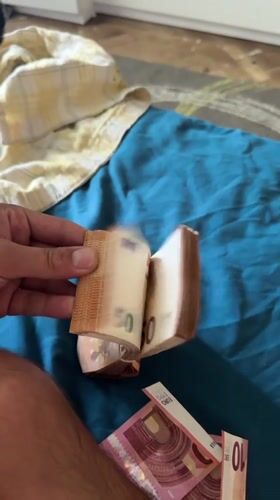 Sofia apartment morning: cash, a min pin, and holiday mementos