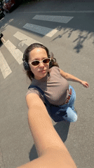Milan resident drops phone on face during casual afternoon outing