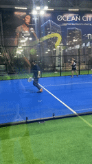 Morning padel tennis game observed at Izhevsk sports facility