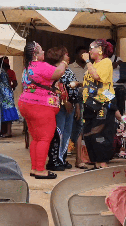Lively outdoor celebration underway in Sabon Tasha, Nigeria