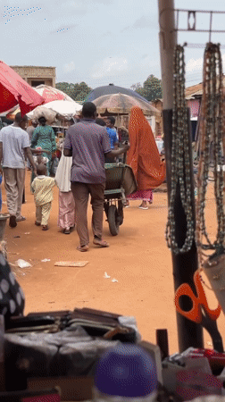 Daily life captured at busy Bukuru market in Nigeria