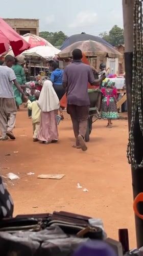 Daily life captured at busy Bukuru market in Nigeria