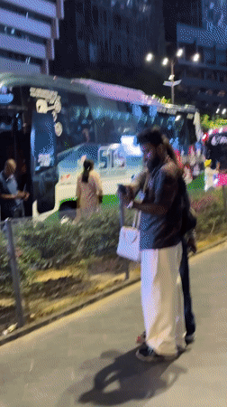 Evening street life documented around Kuala Lumpur's Petronas Towers