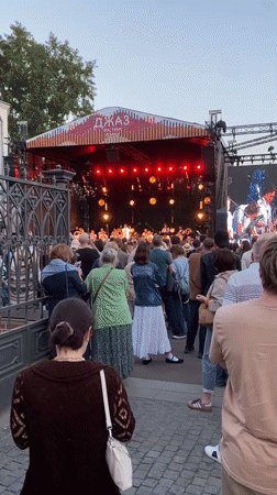 Jazz festival draws crowds to Moscow streets Saturday evening