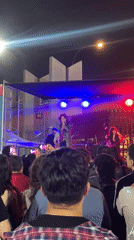 Night concert and fantasy collectibles observed in Surquillo, Peru