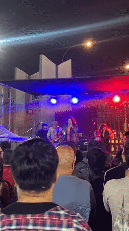 Night concert and fantasy collectibles observed in Surquillo, Peru