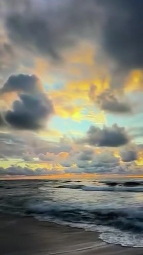 Dawn or dusk coastal scene captured in Cyprus