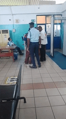 Morning airport operations documented at Nigerian international terminal