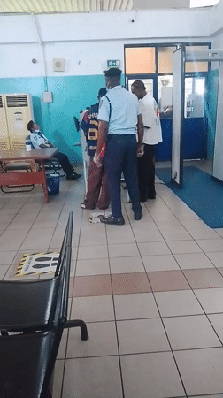 Morning airport operations documented at Nigerian international terminal