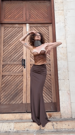 Sunset portrait session through Jaffa's stone streets and seafront