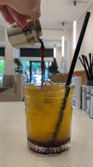 Uzhhorod cafe scene documented during afternoon beverage service