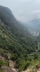 Valley landscape filmed in Nam Khanh Vinh, Vietnam