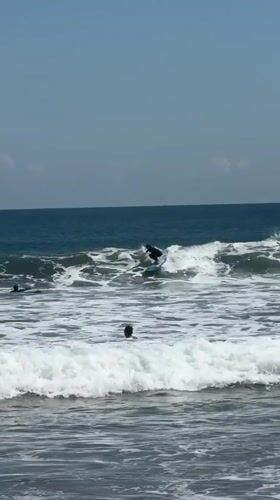 A casual morning at Kuta Beach, Bali
