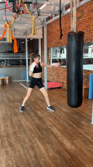 Boxing gym session in Chaikovsky, Russia