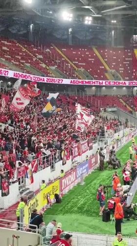 Stadium crowd and quiet home moments in Khimki