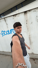 Young man spotted walking, taking selfie in Sofia
